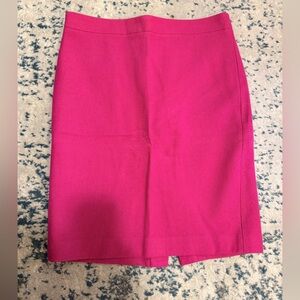 J. Crew Fuchsia Pencil Skirt
